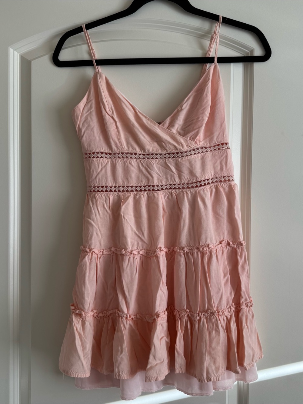 Trixxi Pink Lined Mini Dress Size S